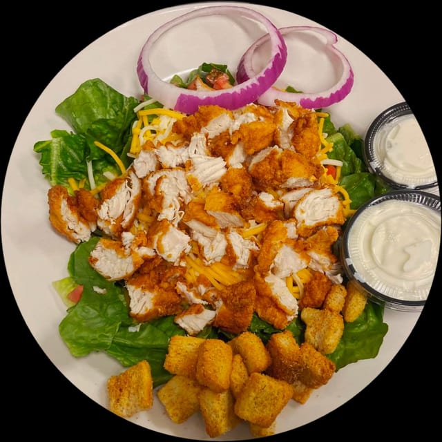 Grilled or Crispy Chicken Salad.