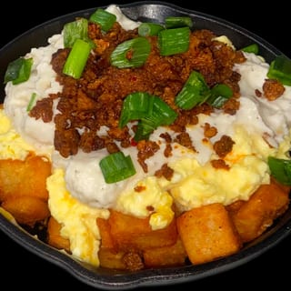 Message in a Breakfast Skillet