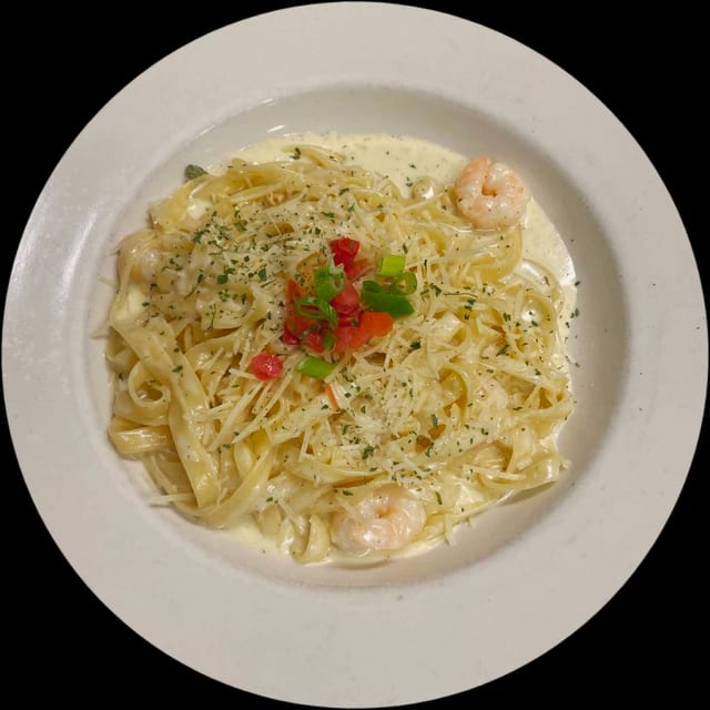 Shrimp Alfredo.