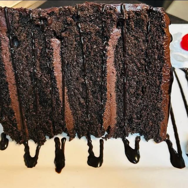 Chocolate Tower Cake.