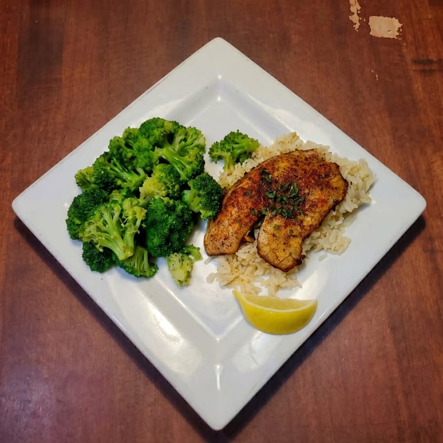 Blackened Tilapia.