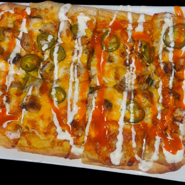 Buffalo Chicken Pizza.